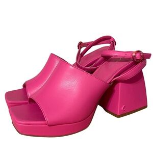 NWOB Circus by Sam Edelman Pink Platform Block Heels
